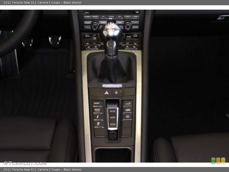 Black Interior Transmission for the 2012 Porsche New 911 Carrera S Coupe #64056481