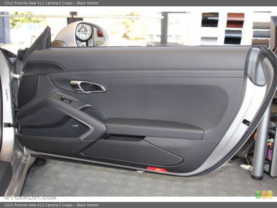 Black Interior Door Panel for the 2012 Porsche New 911 Carrera S Coupe #64056515