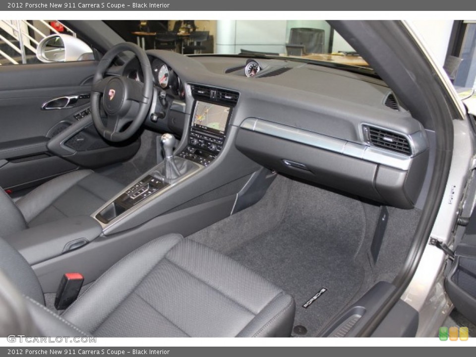 Black Interior Dashboard for the 2012 Porsche New 911 Carrera S Coupe #64056532