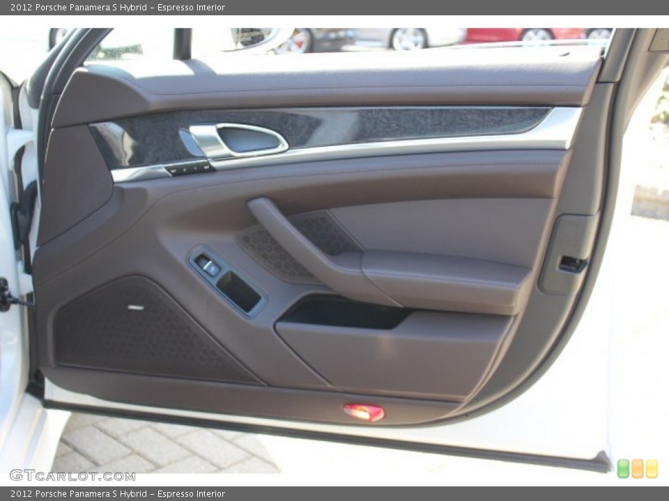 Espresso Interior Door Panel for the 2012 Porsche Panamera S Hybrid #64057384
