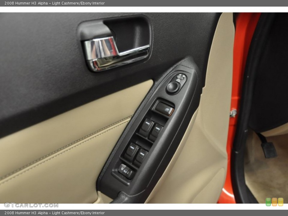 Light Cashmere/Ebony Interior Controls for the 2008 Hummer H3 Alpha #64061608
