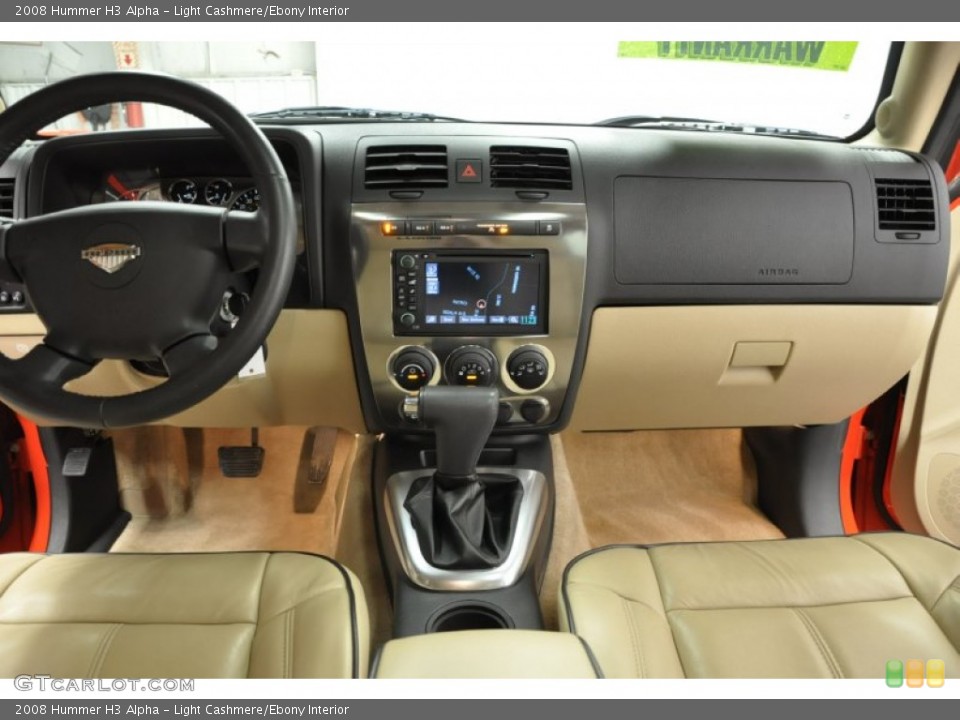 Light Cashmere/Ebony Interior Dashboard for the 2008 Hummer H3 Alpha #64061704