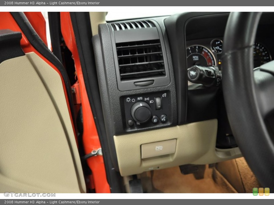 Light Cashmere/Ebony Interior Controls for the 2008 Hummer H3 Alpha #64061714