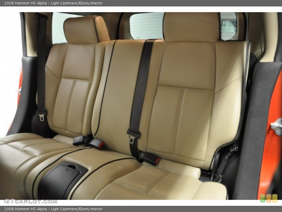 Light Cashmere/Ebony Interior Rear Seat for the 2008 Hummer H3 Alpha #64061864