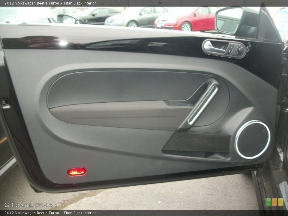 Titan Black Interior Door Panel for the 2012 Volkswagen Beetle Turbo #64062917