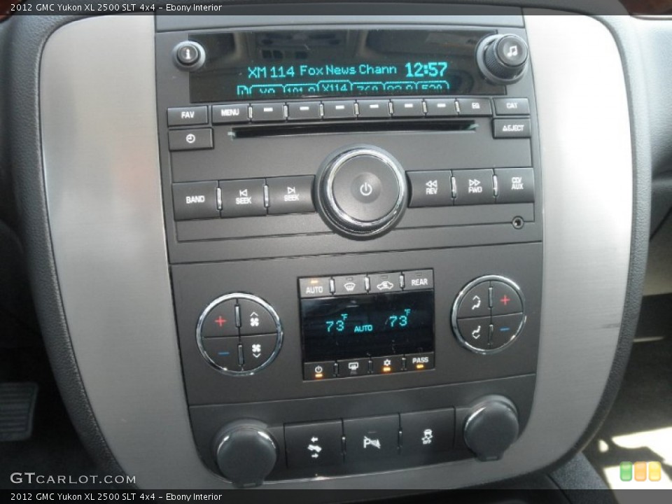 Ebony Interior Controls for the 2012 GMC Yukon XL 2500 SLT 4x4 #64065761