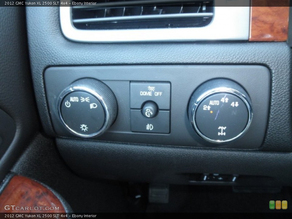 Ebony Interior Controls for the 2012 GMC Yukon XL 2500 SLT 4x4 #64065797