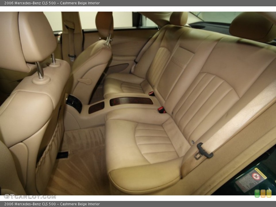 Cashmere Beige Interior Rear Seat for the 2006 Mercedes-Benz CLS 500 #64067994