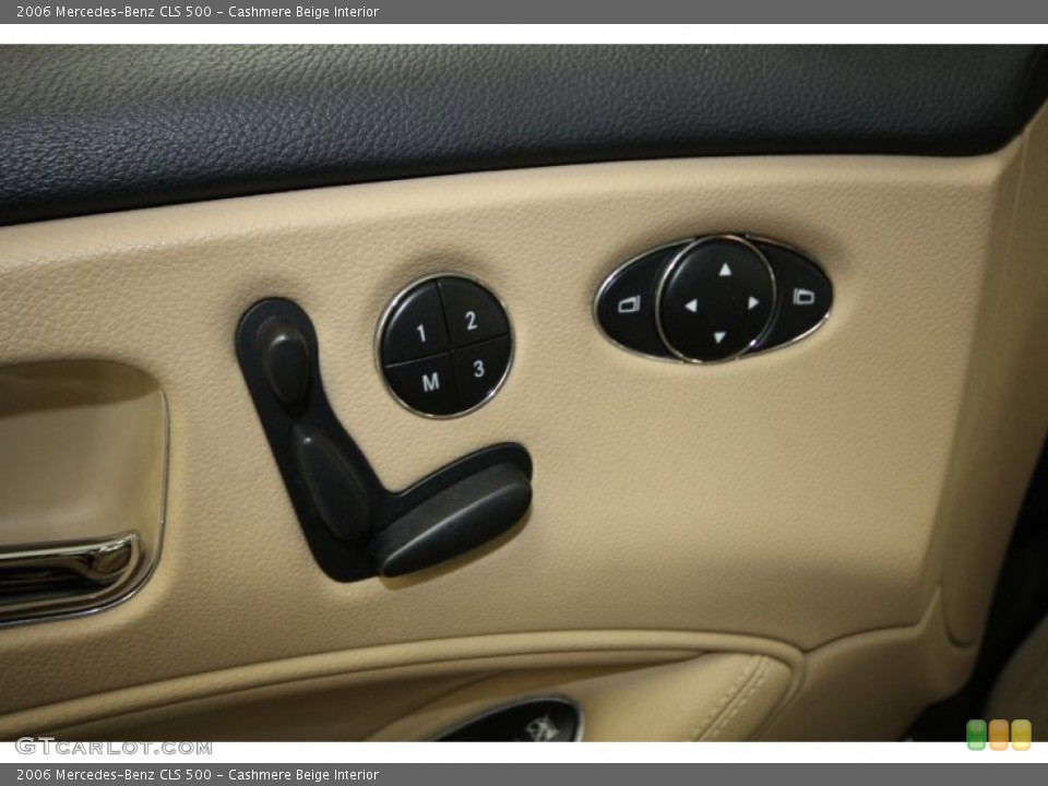 Cashmere Beige Interior Controls for the 2006 Mercedes-Benz CLS 500 #64068010
