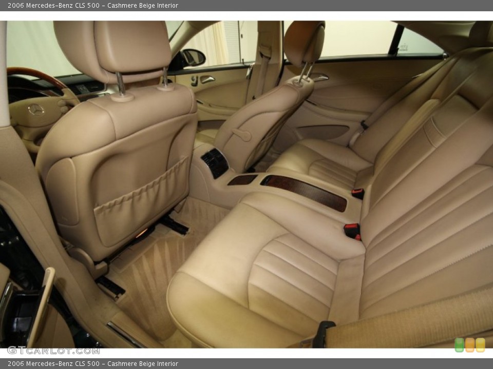 Cashmere Beige Interior Rear Seat for the 2006 Mercedes-Benz CLS 500 #64068113
