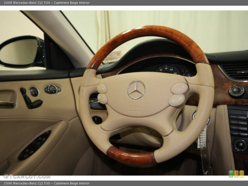 Cashmere Beige Interior Steering Wheel for the 2006 Mercedes-Benz CLS 500 #64068127