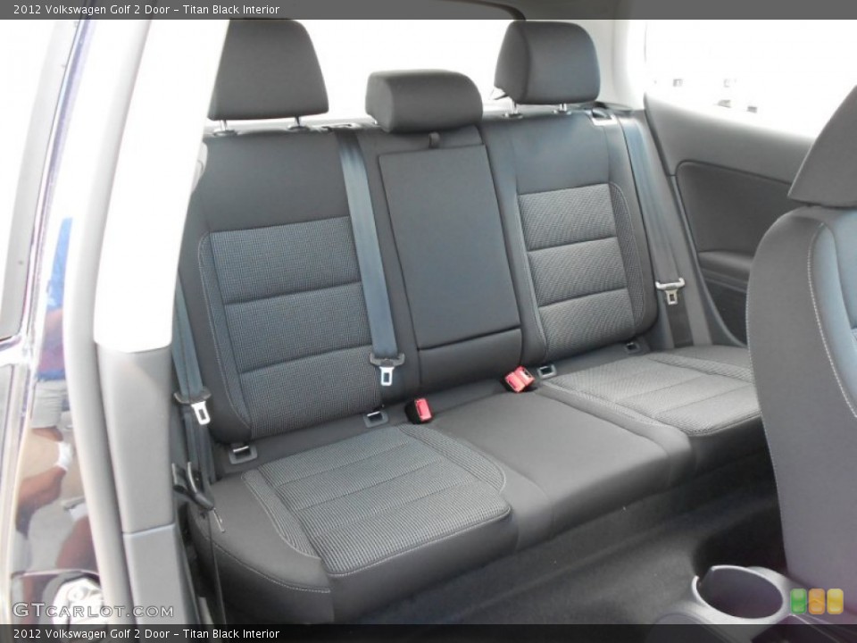 Titan Black Interior Photo for the 2012 Volkswagen Golf 2 Door #64071032