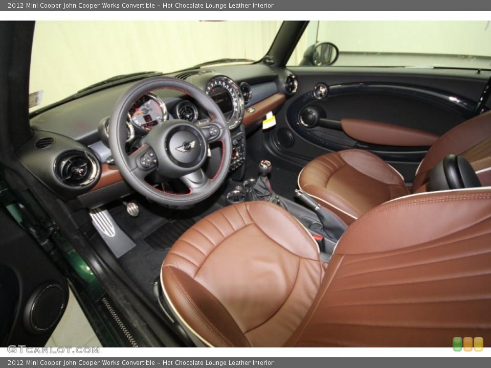 Hot Chocolate Lounge Leather Interior Photo for the 2012 Mini Cooper John Cooper Works Convertible #64072738