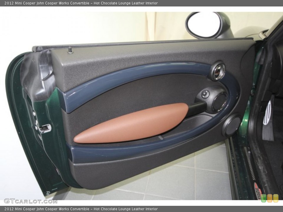 Hot Chocolate Lounge Leather Interior Door Panel for the 2012 Mini Cooper John Cooper Works Convertible #64072754
