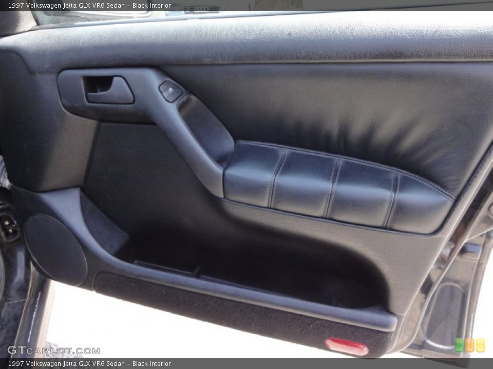 Black Interior Door Panel for the 1997 Volkswagen Jetta GLX VR6 Sedan #64073690