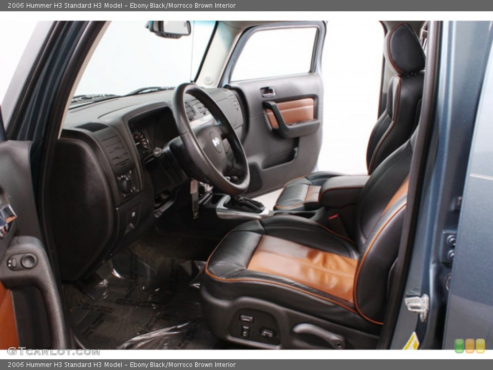 Ebony Black/Morroco Brown Interior Photo for the 2006 Hummer H3  #64074296