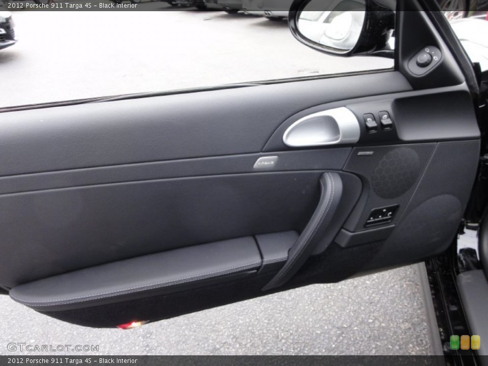 Black Interior Door Panel for the 2012 Porsche 911 Targa 4S #64074581