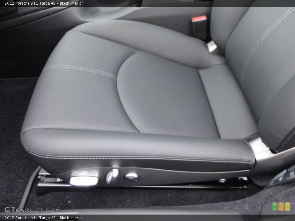 Black Interior Front Seat for the 2012 Porsche 911 Targa 4S #64074600