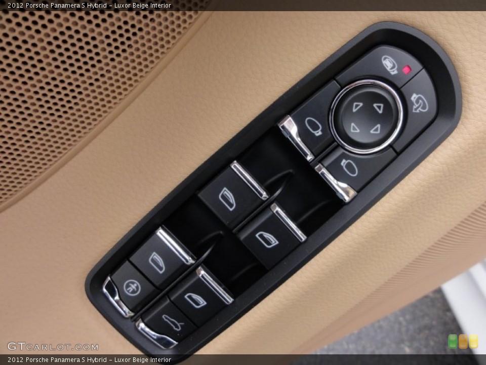 Luxor Beige Interior Controls for the 2012 Porsche Panamera S Hybrid #64074906
