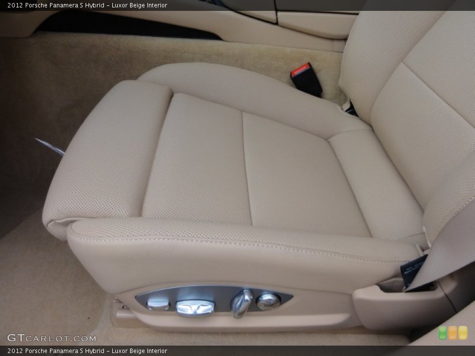 Luxor Beige Interior Front Seat for the 2012 Porsche Panamera S Hybrid #64074914