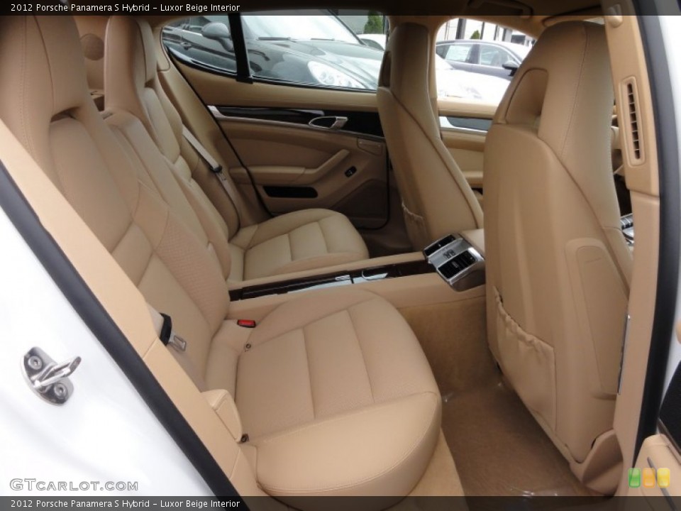 Luxor Beige Interior Rear Seat for the 2012 Porsche Panamera S Hybrid #64074977
