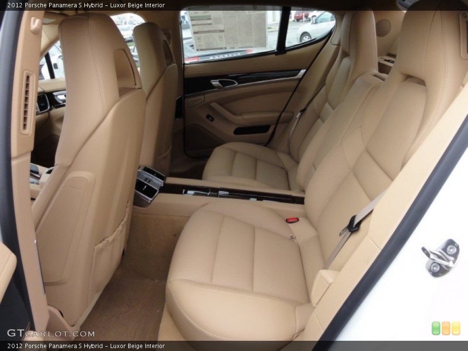 Luxor Beige Interior Rear Seat for the 2012 Porsche Panamera S Hybrid #64074993