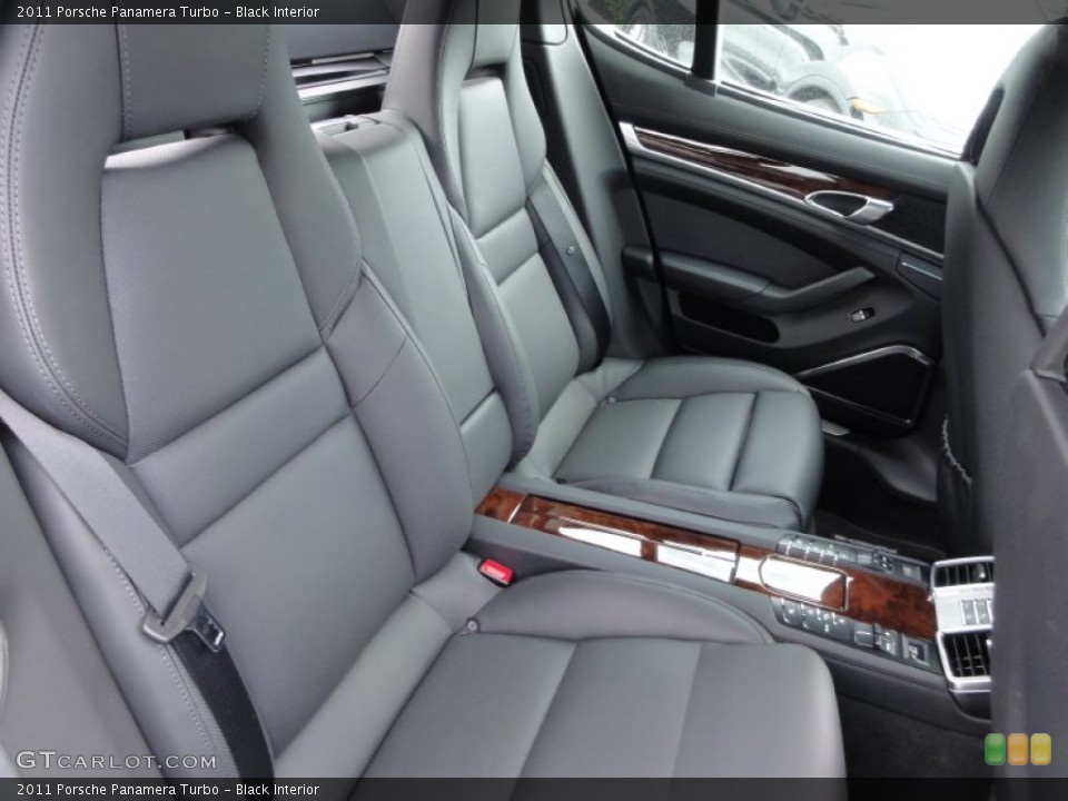 Black Interior Rear Seat for the 2011 Porsche Panamera Turbo #64075242