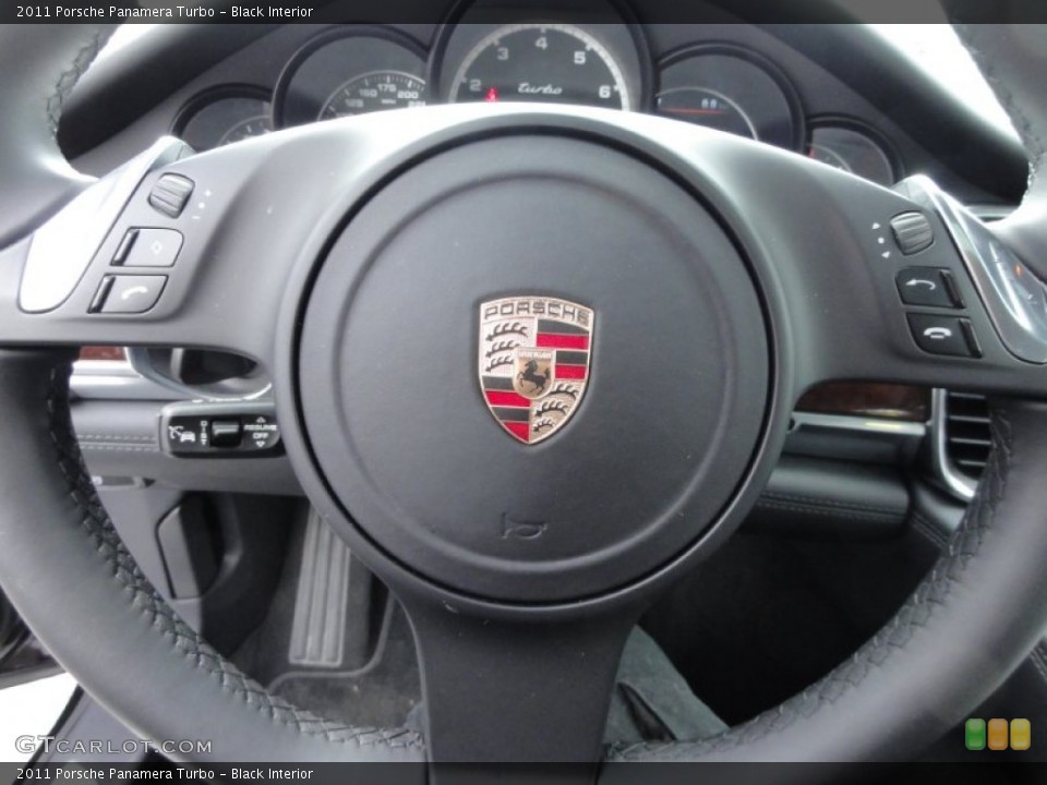 Black Interior Controls for the 2011 Porsche Panamera Turbo #64075400
