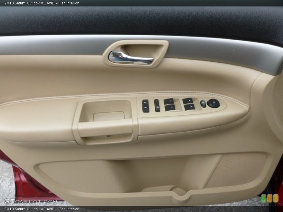 Tan Interior Door Panel for the 2010 Saturn Outlook XE AWD #64077424