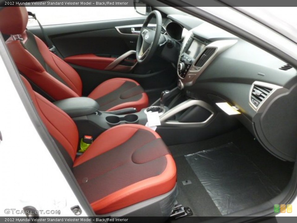 Black/Red Interior Photo for the 2012 Hyundai Veloster  #64078454