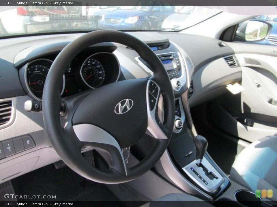 Gray Interior Steering Wheel for the 2012 Hyundai Elantra GLS #64086750