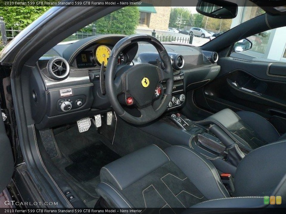 Nero Interior Prime Interior for the 2010 Ferrari 599 GTB Fiorano  #64089319