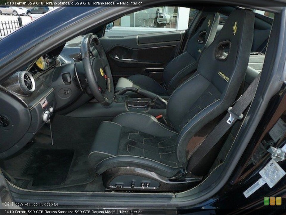 Nero Interior Photo for the 2010 Ferrari 599 GTB Fiorano  #64089328