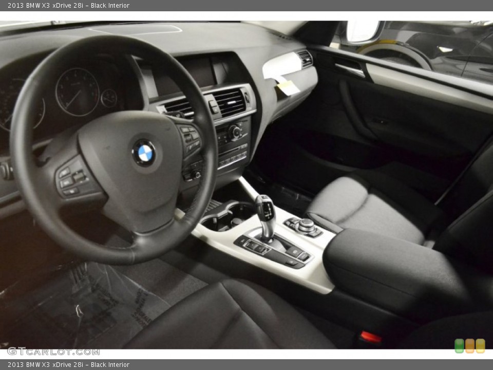 Black Interior Photo for the 2013 BMW X3 xDrive 28i #64090617