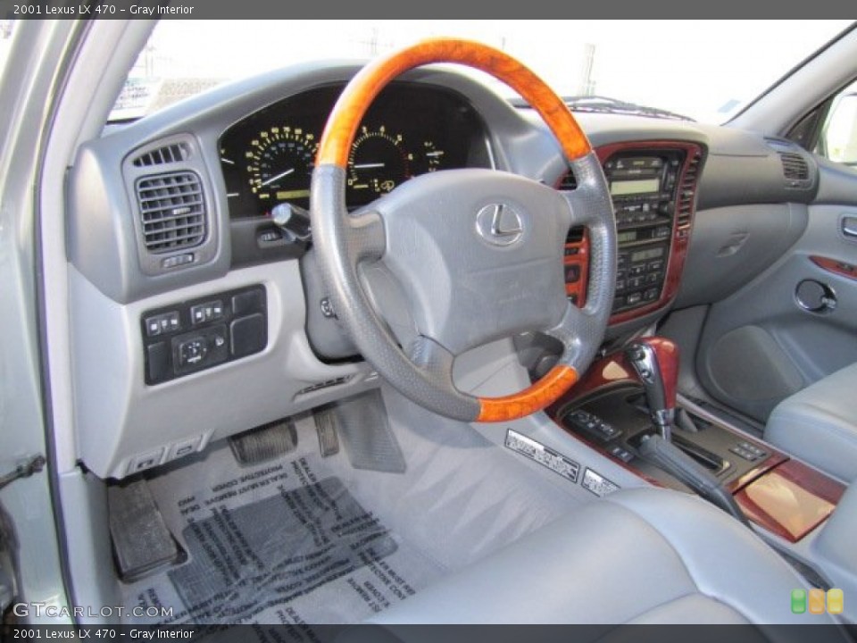 Gray 2001 Lexus LX Interiors