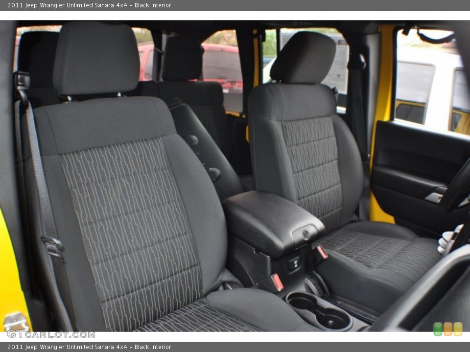 Black Interior Photo for the 2011 Jeep Wrangler Unlimited Sahara 4x4 #64099009