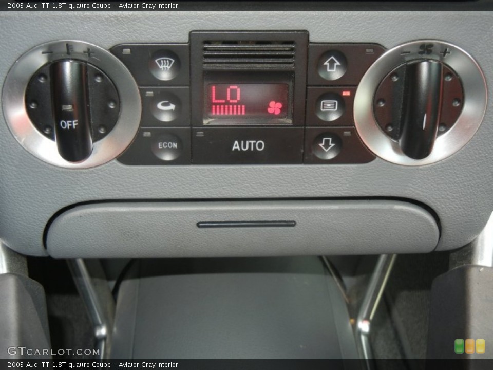 Aviator Gray Interior Controls for the 2003 Audi TT 1.8T quattro Coupe #64105275