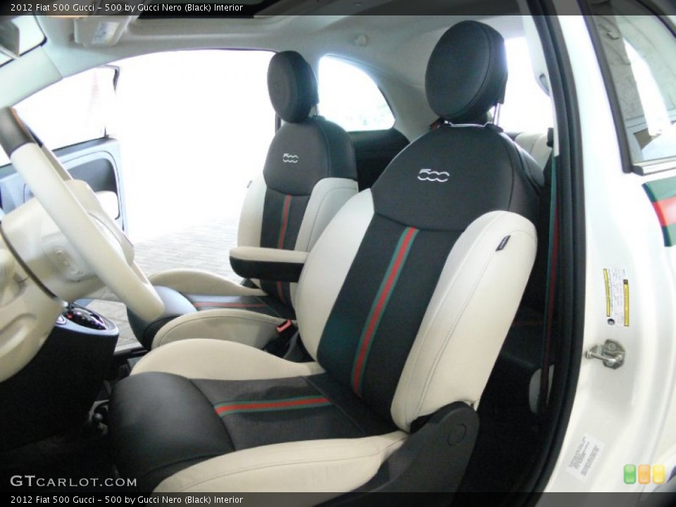 500 by Gucci Nero (Black) Interior Front Seat for the 2012 Fiat 500 Gucci #64107822