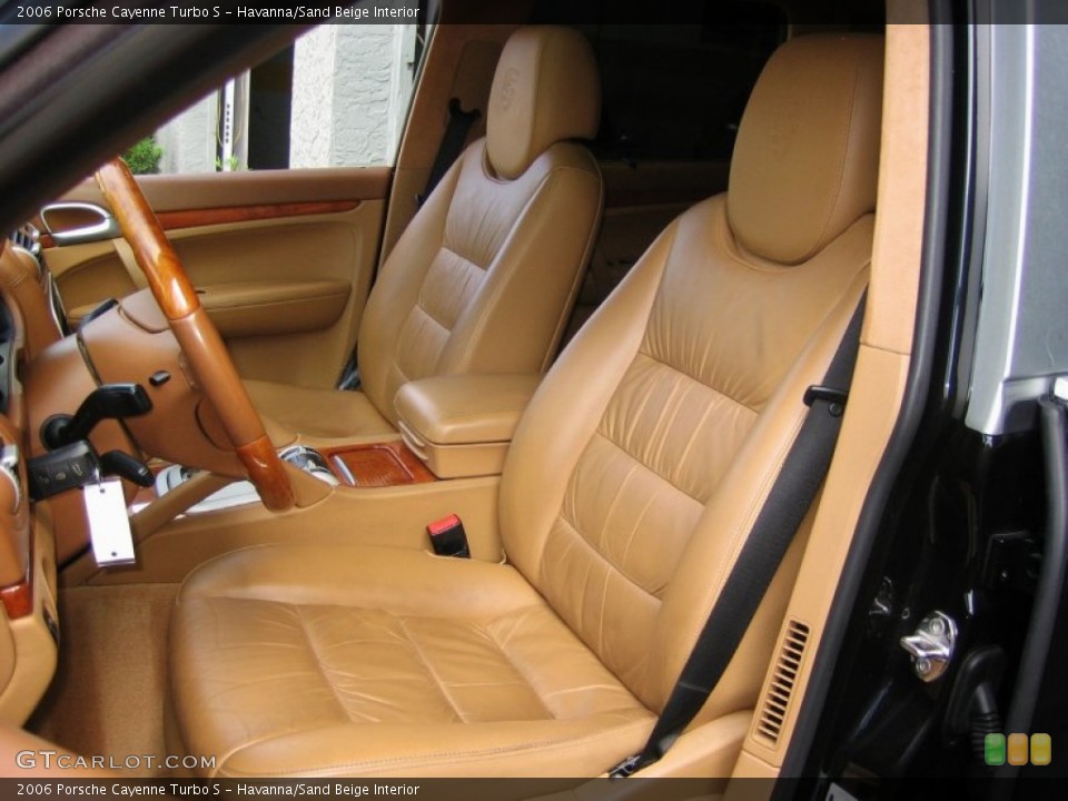 Havanna/Sand Beige Interior Front Seat for the 2006 Porsche Cayenne Turbo S #64112434