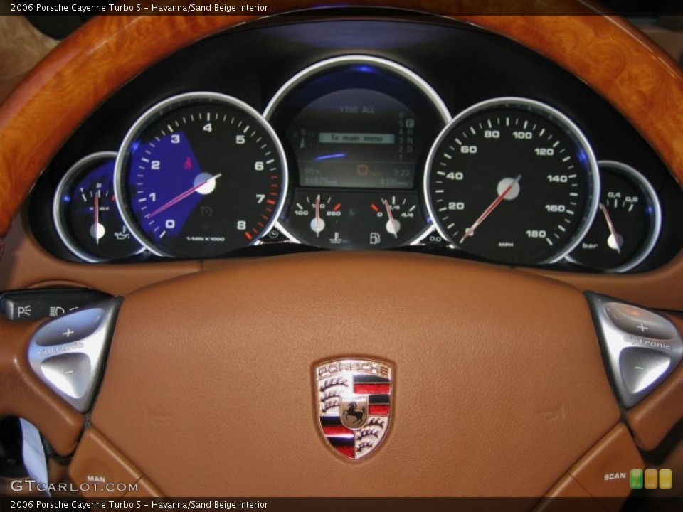 Havanna/Sand Beige Interior Gauges for the 2006 Porsche Cayenne Turbo S #64112554