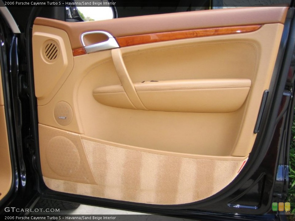 Havanna/Sand Beige Interior Door Panel for the 2006 Porsche Cayenne Turbo S #64112640