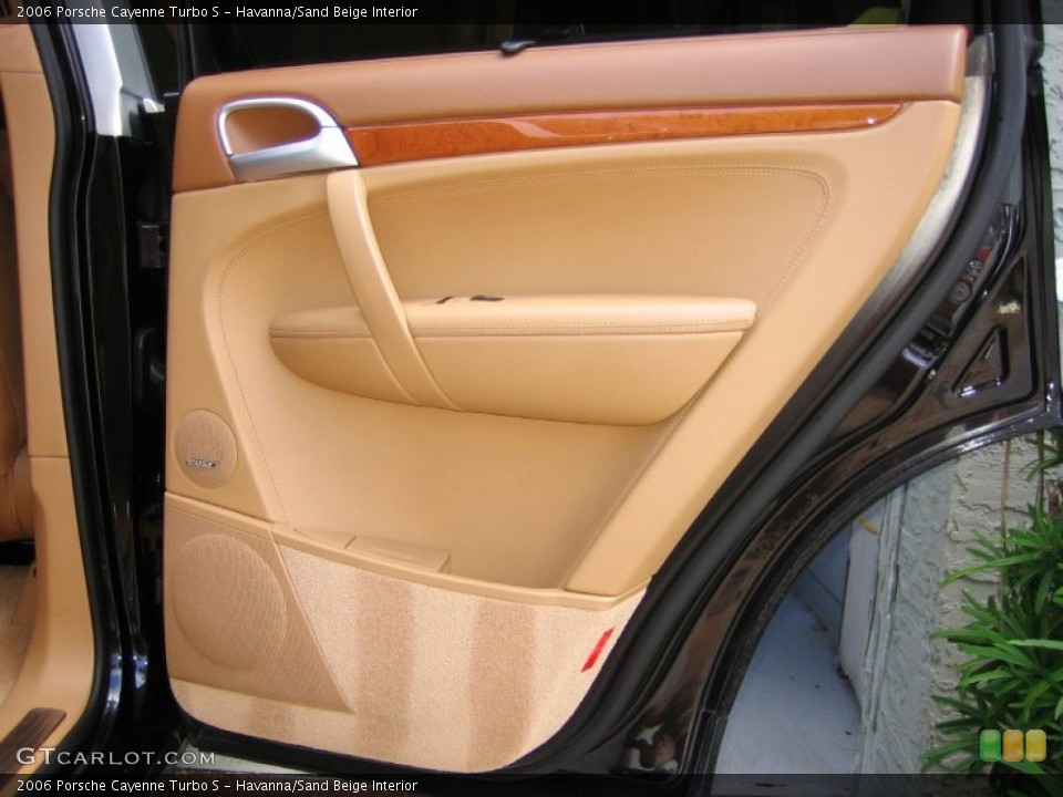 Havanna/Sand Beige Interior Door Panel for the 2006 Porsche Cayenne Turbo S #64112658