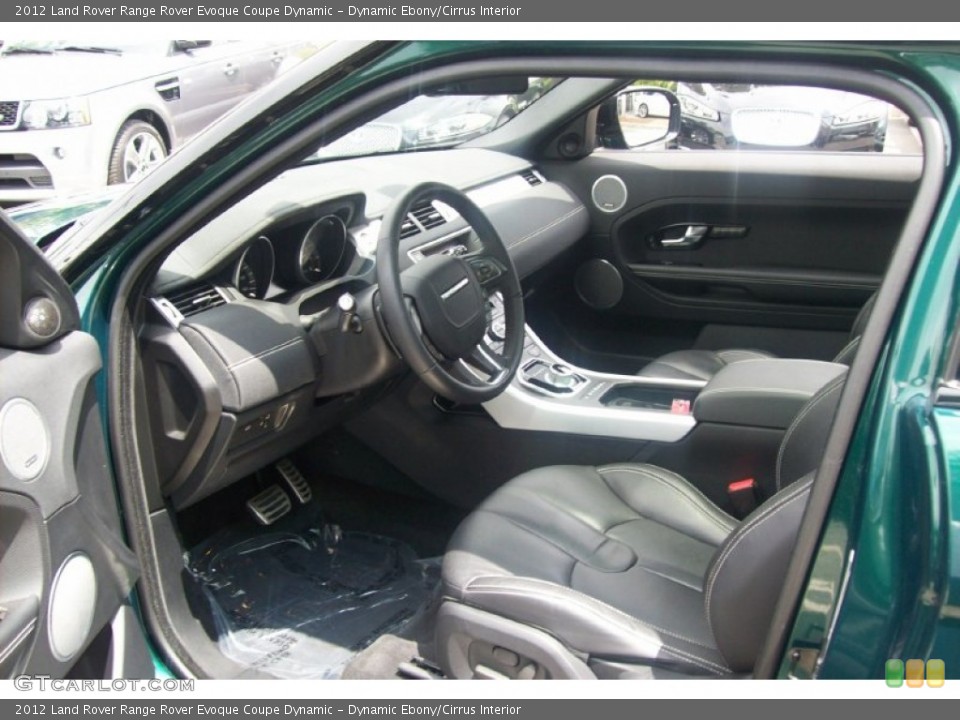 Dynamic Ebony/Cirrus Interior Photo for the 2012 Land Rover Range Rover Evoque Coupe Dynamic #64114449