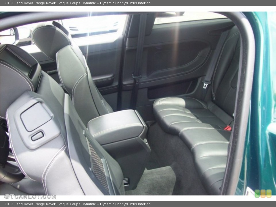 Dynamic Ebony/Cirrus Interior Rear Seat for the 2012 Land Rover Range Rover Evoque Coupe Dynamic #64114458