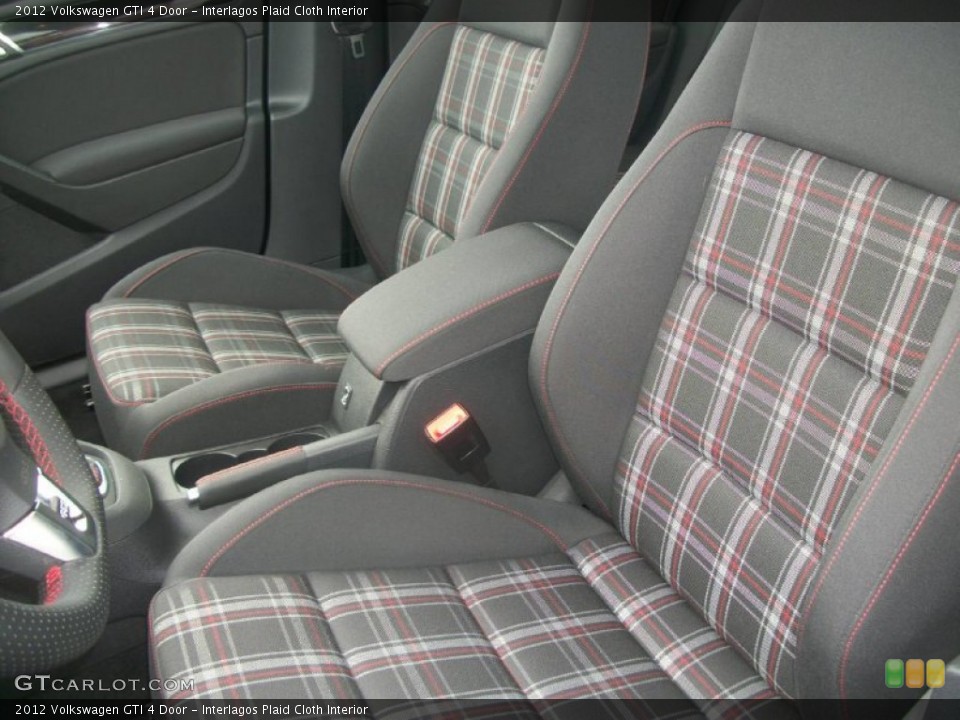 Interlagos Plaid Cloth Interior Photo for the 2012 Volkswagen GTI 4 Door #64115316