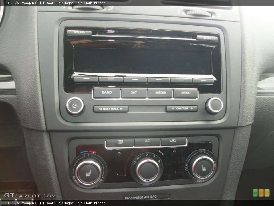 Interlagos Plaid Cloth Interior Controls for the 2012 Volkswagen GTI 4 Door #64115359