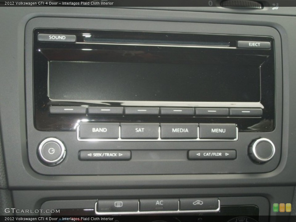 Interlagos Plaid Cloth Interior Audio System for the 2012 Volkswagen GTI 4 Door #64115368