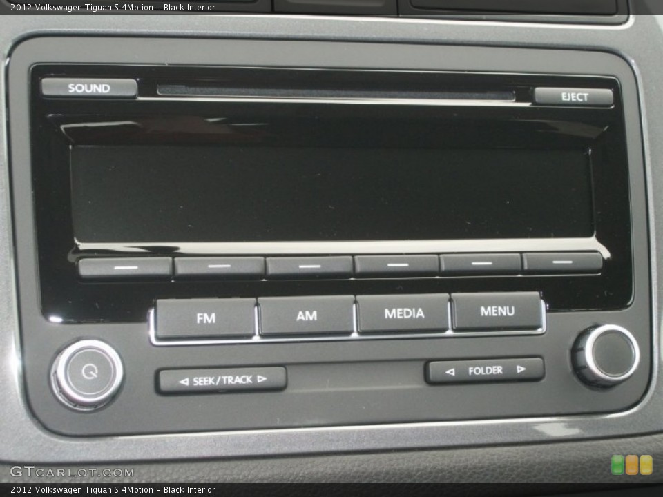 Black Interior Audio System for the 2012 Volkswagen Tiguan S 4Motion #64115910