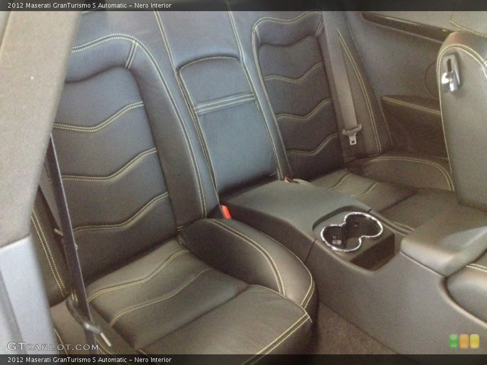 Nero Interior Rear Seat for the 2012 Maserati GranTurismo S Automatic #64122298