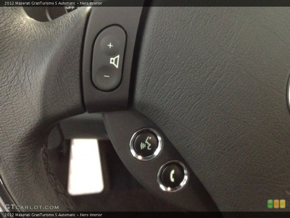Nero Interior Controls for the 2012 Maserati GranTurismo S Automatic #64122396